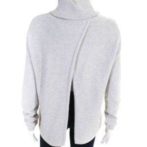 BCBG MaxAzria Turtleneck Open Back Sweater